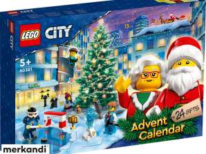 LEGO® 60381 Miejski kalendarz adwentowy 2023 258 elementów