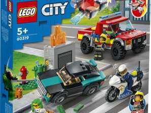 ® LEGO 60319 City Fire Fighting e Car Chase 295 peças