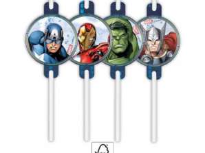 Marvel Avengers 4 Straws