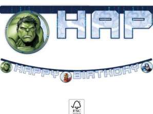 Marvel Avengers « Joyeux anniversaire » bannière