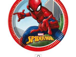 Marvel Spiderman 8 Kağıt Tabak 23 cm