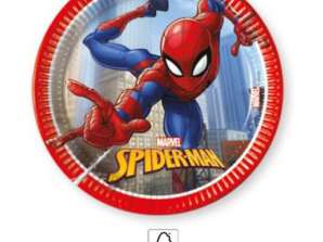 Marvel Spiderman 8 Χάρτινο Πιάτο 20 cm