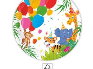 Jungle 8 Plato de Papel 20 cm