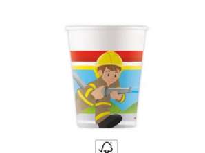 Fire Brigade 8 Paper Cups 200 ml