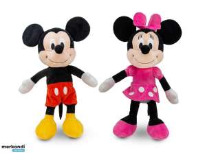 Disney Mickey & Minnie Plüschfigur Sortiment   2 fach sortiert   30 / 40 cm
