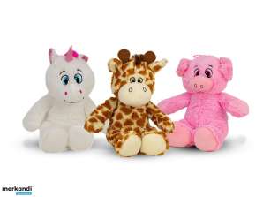 Animali Peluche Figurina Assortimento 3 Assortiti 22 cm