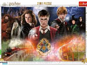 Harry Potter Frame Puzzle XXL Coloring Page,