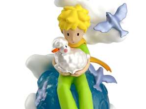 Le Petit Prince avec des moutons sur la planète Figurine à collectionner