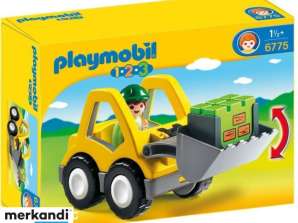 PLAYMOBIL® 06775 Playmobil 1.2.3 Chargeuse sur pneus