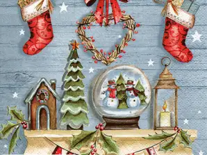 20 servilletas 33 x 33 cm Rustique Noel Navidad