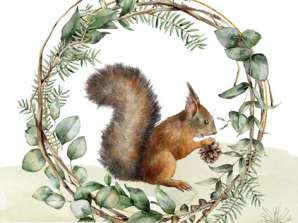 20 servetten 33 x 33 cm Orava Kartiolla Kerstmis