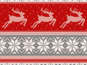 20 tovaglioli 33 x 33 cm Nordic Knitting Natale