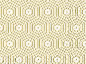 20 Servietten / Napins 24 x 24 cm   Geometric Hipster gold/white   Christmas