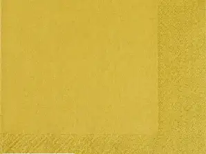 20 Servietten / Napins 33 x 33 cm   Gold   Christmas