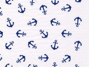 20 napkins 33 x 33 cm Anchor Blue Everyday