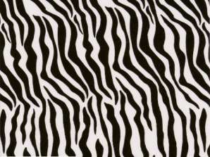20 obrúskov 33 x 33 cm Zebra Pattern čierna biela Každý deň
