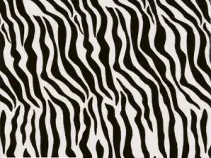 20 peçete 33 x 33 cm Zebra Desenli siyah beyaz Her Gün