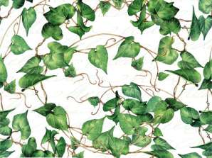 20 servetter 24 x 24 cm Gröna murgröna grenar varje dag