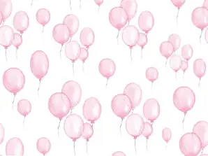20 servetten 24 x 24 cm Petit Ballons rose Everyday