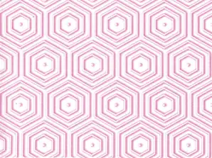 20 servietter 24 x 24 cm geometrisk hipster pink/hvid Hverdag