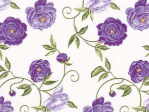 20 napkins 24 x 24 cm Peony lilac Everyday
