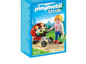 PLAYMOBIL® 05573 Otroški voziček Playmobil City Life z enojnima posteljama