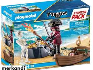 PLAYMOBIL® 71254 Playmobil Pirate z łodzią wiosłową – zestaw startowy