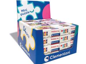 Clementoni 80782 Disney Mini Puzzle 54 pièces en présentoir de comptoir