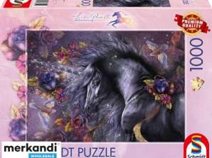 Laurie Prindle: Blaue Rose  1000 Teile   Puzzle