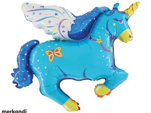 Foil balloon Pegasus blue SuperShape