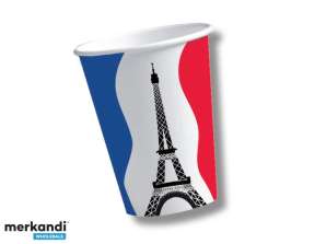 Frankrike 10 pappkopper 200 ml