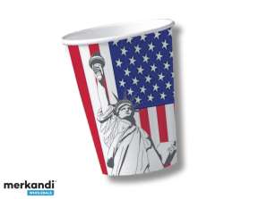 USA 10 Paper Cups 200 ml