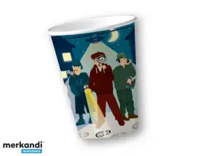 DETECTIVES 8 paper cups 250 ml