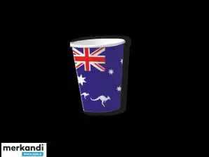 AUSTRALIA 10 kubków papierowych 200 ml