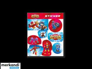 POWER PLAYERS Sticker Bogen