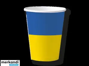 UKRAINA 10 popierinių puodelių 200 ml