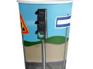 Construction 8 Paper Cups 250 ml