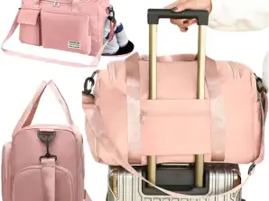 Moterų sportinis pečių kelioninis krepšys sporto salei lėktuvo bagažui