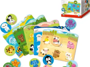 LOTTO Habitants of the Earth. First educational game 2+. Animals