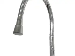 Flexible Spout for Electric Water Heater Rosberg R57101A18, Diameter-18 mm, Chrome