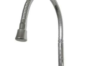 Flexible Spout for Electric Water Heater Rosberg R57101A18, Diameter-18 mm, Chrome