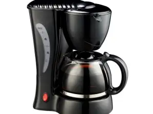 Kaffeemaschine Rosberg R51170B, 550W, Anti-Tropf-System, 6 Tassen, Schwarz/Grau