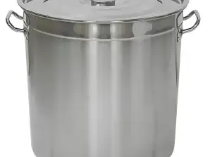 Baril à soupe avec couvercle Rosberg R51211A40, 42 cm, 56,5 litres, acier inoxydable