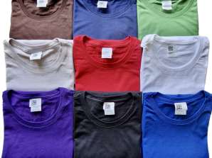Lager unsortiert Herren Damen Kinder T-Shirt einfarbig bedruckt 100 % Baumwolle Port & Company Großhandel