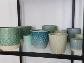 Ceramic Flower Vases - 2nd Choice - Full Truck Load (33 pallets)