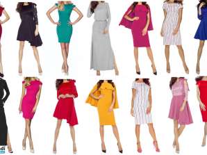 DRESSES KNEE-LENGTH LONG TUNICS ANKLE LENGTH DRESSES SHORT LONG SLEEVE ASSORTED COLORS XS - XL