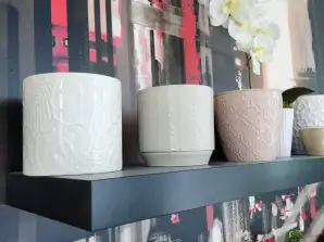 Vases à fleurs en céramique - 2e choix - Conteneur de 40 » (24 palettes)