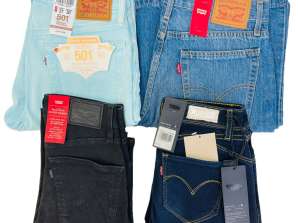 Levi's Jeans Liquidation: upouusi alkuperäisillä tunnisteilla, A-luokka, MOQ 100 kappaletta. Ota rohkeasti yhteyttä saadaksesi lisätietoja