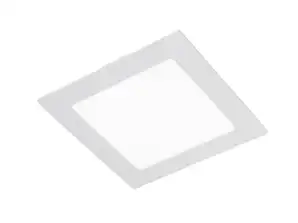 Reines weißes strahlendes Licht: Entdecken Sie das hochmoderne weiße, quadratische, extra dünne LED-Downlight