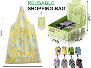 Fantasy Shopping bags - 48cm x 38cm Foldable, Washable, Reusable - Waterproof Fabric Reusable Large Grocery